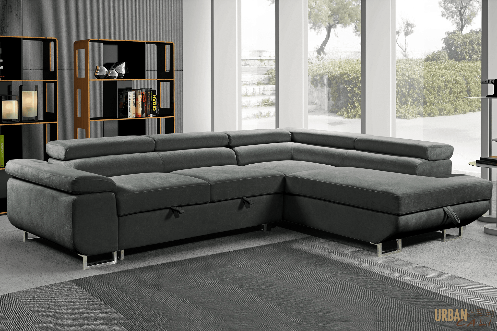 Urban Cali Hollywood Sectional Sofa Bed