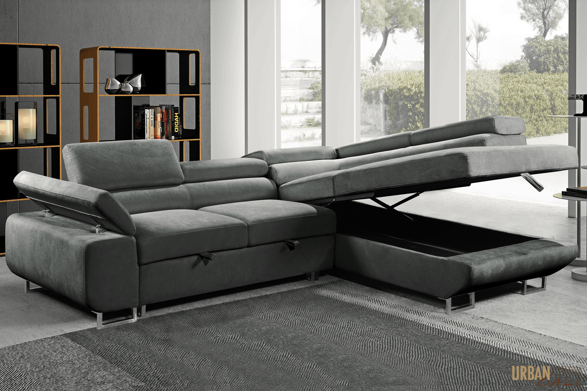 Urban Cali Hollywood Sectional Sofa Bed