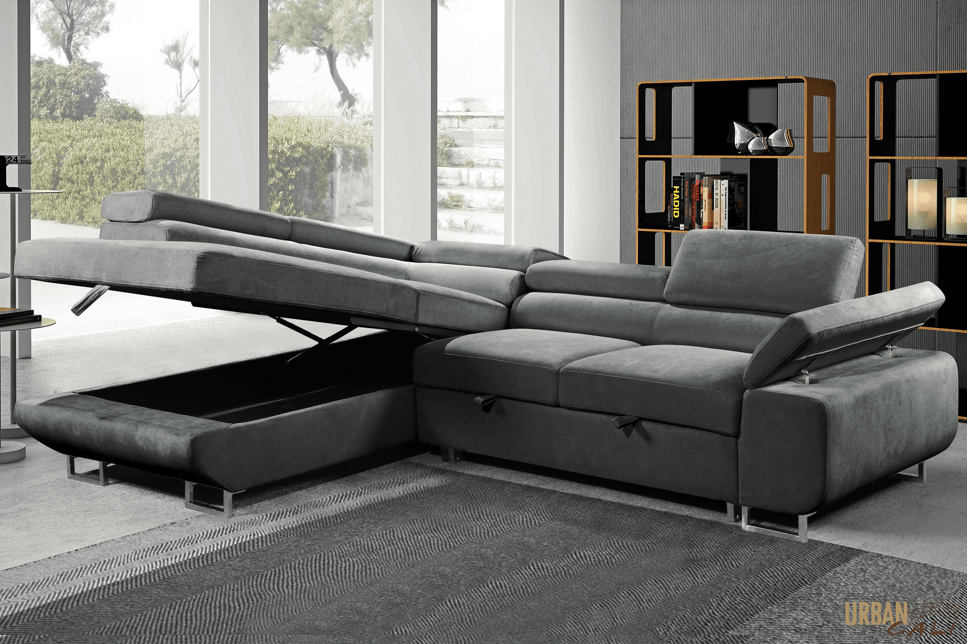 Urban Cali Hollywood Sectional Sofa Bed