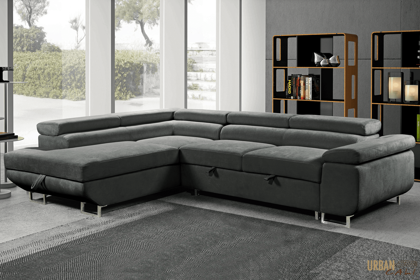 Urban Cali Hollywood Sectional Sofa Bed