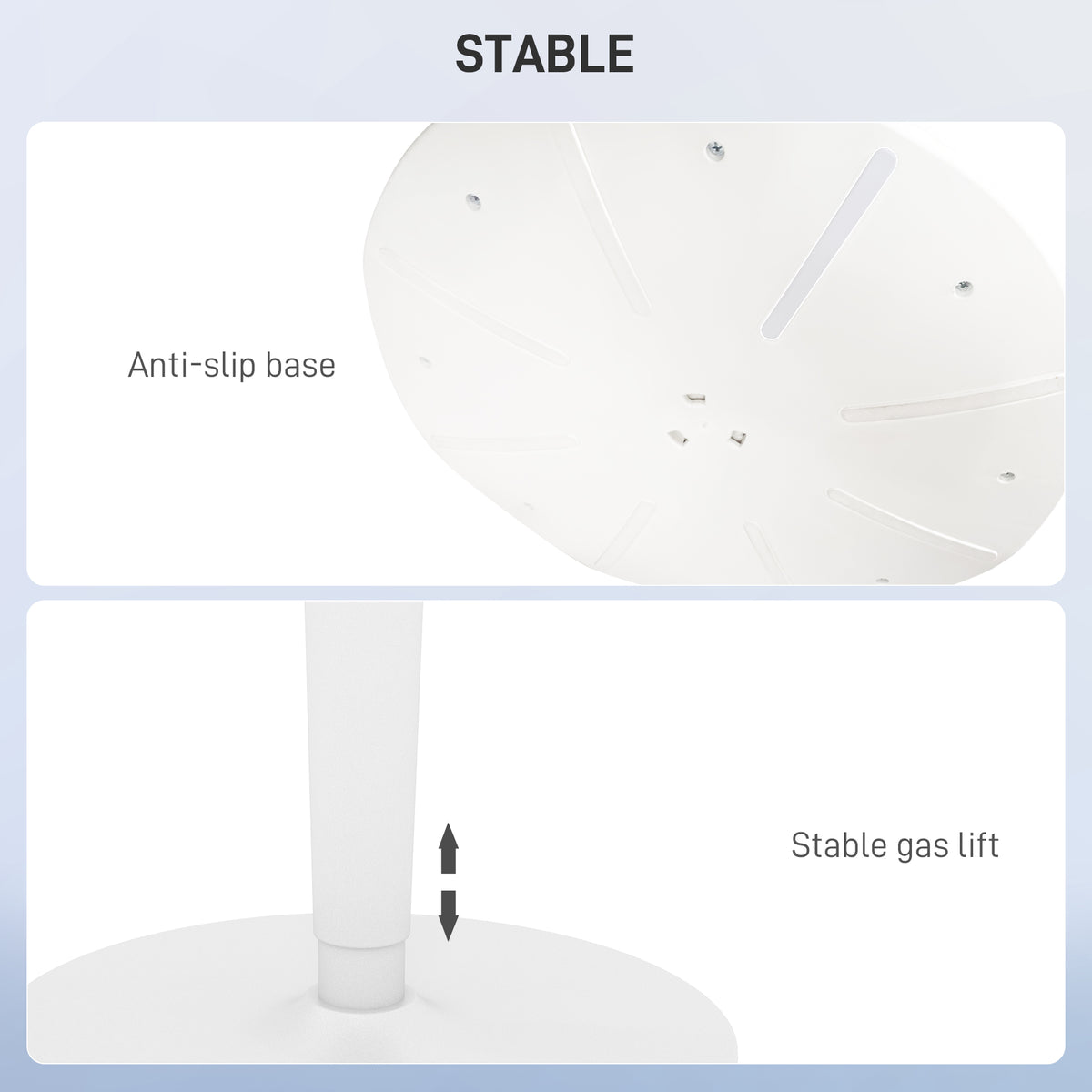 Standing Desk Stool, Ergonomic Wobble Chair, Grey
