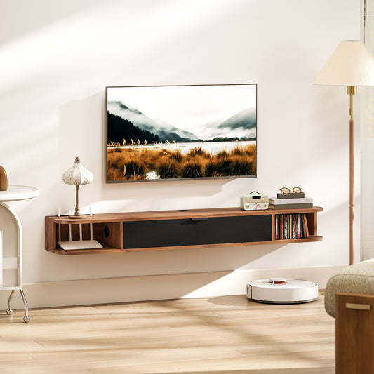 Floating TV Stand for TVs up to 60 Inch – 55" Wide