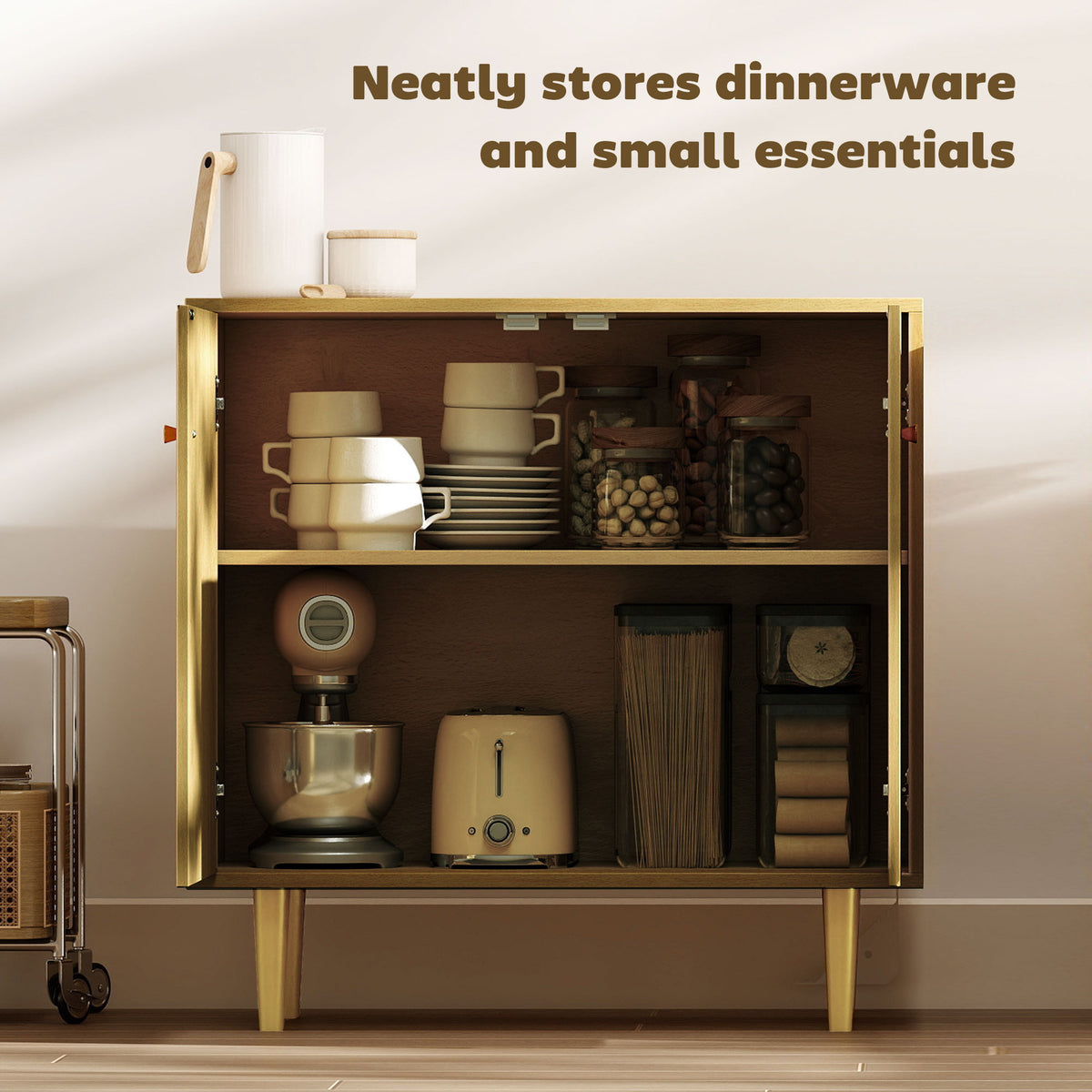 Sideboard with Adjustable Shelf – 30"W x 30"H