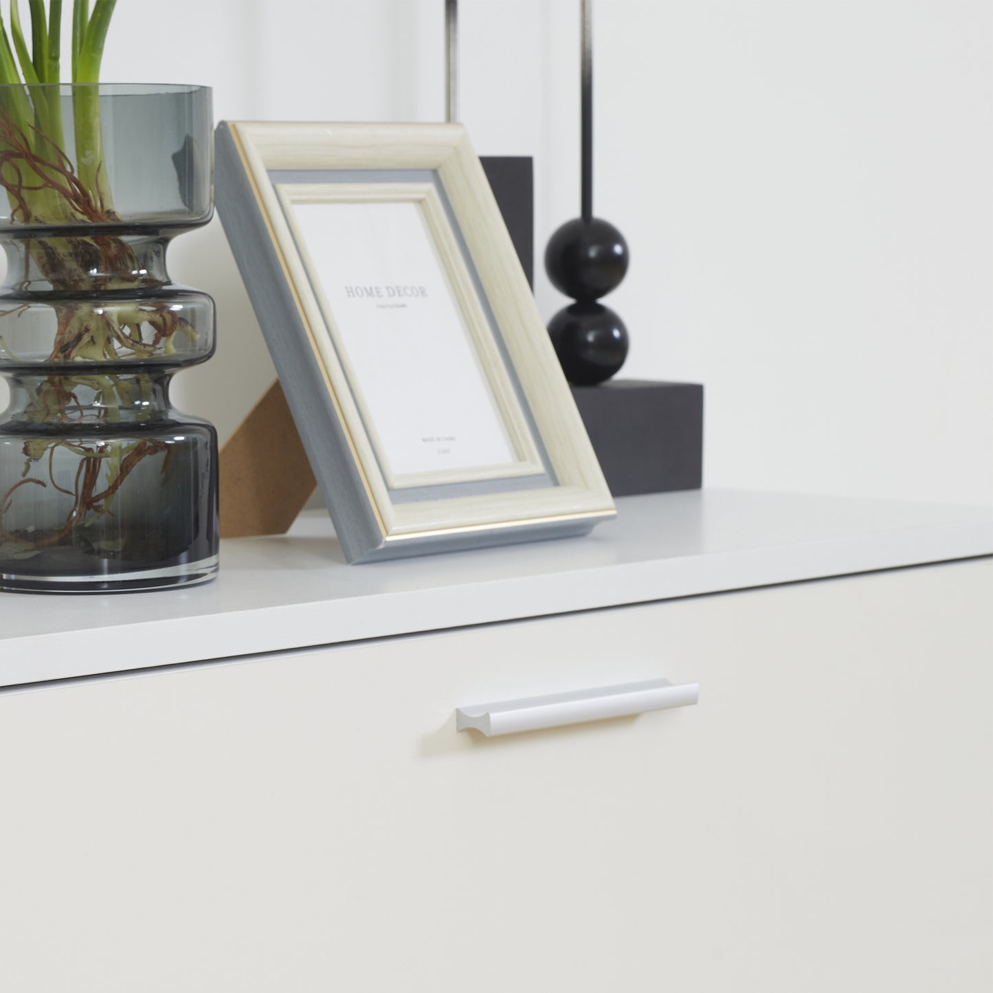 HOMCOM Slim White Shoe Cabinet: 3 Flip Drawers, Adjustable 15-Pair Storage