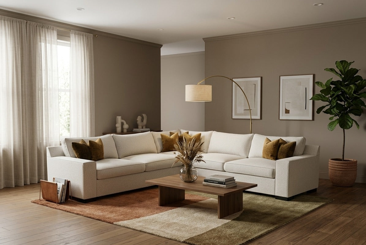 Varenna 39 sectional in living room
