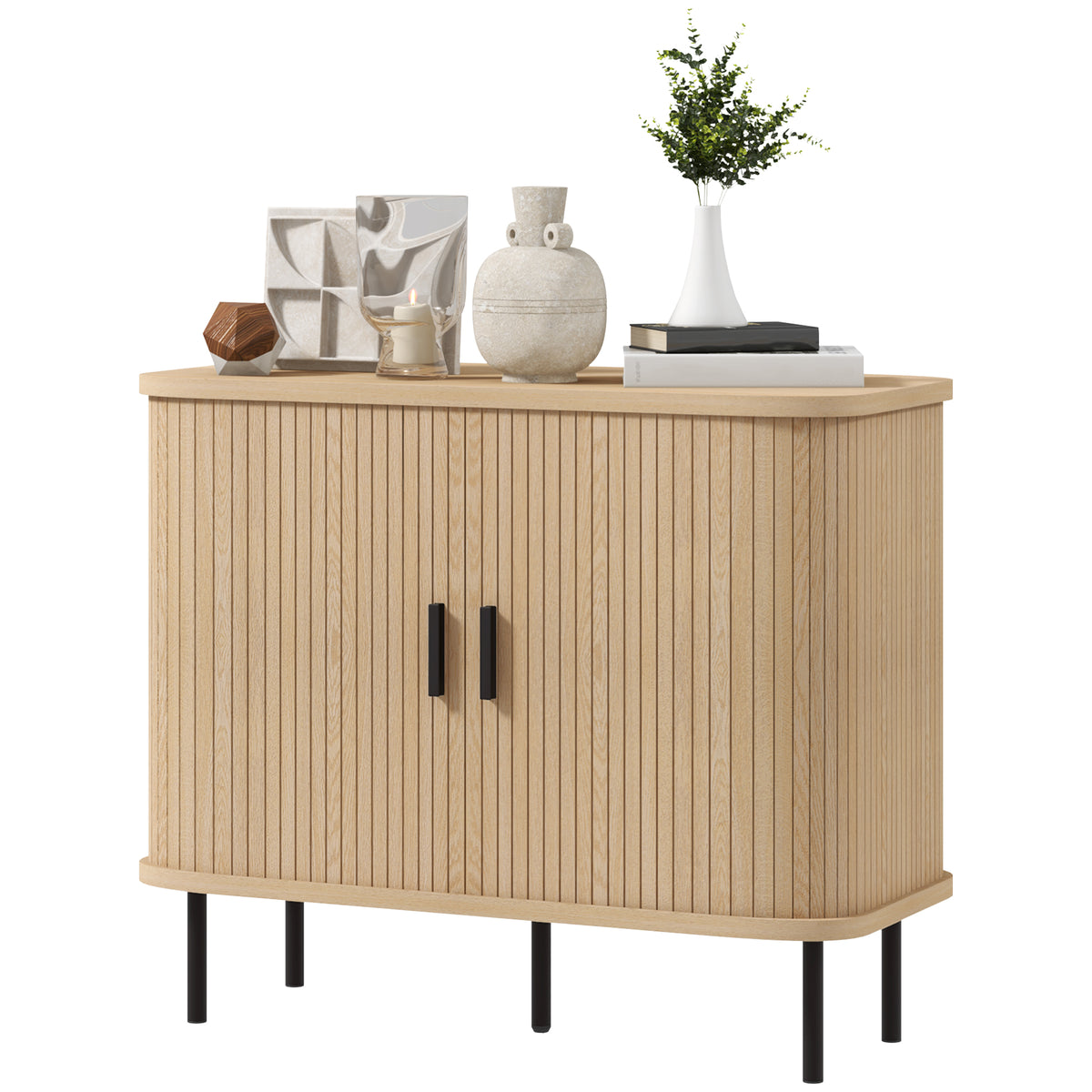 Sideboard Buffet Cabinet with Storage – 35"W x 30"H