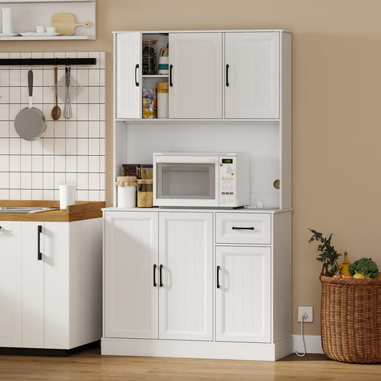 Pantry Cabinet with Charging Station – 39"W x 71"H