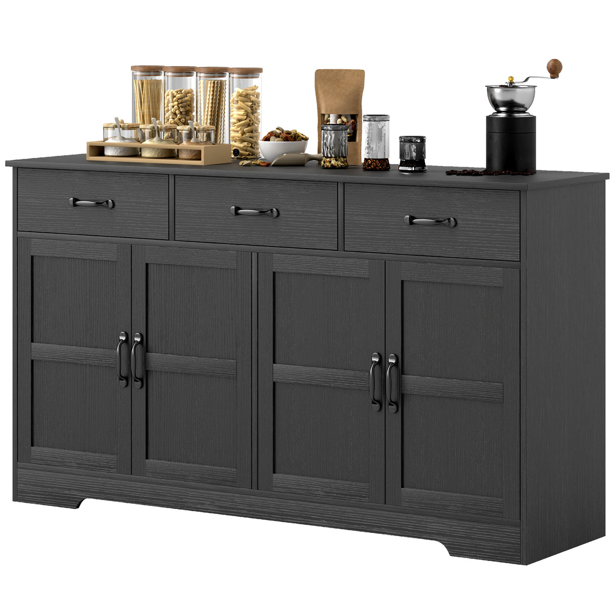 Sideboard Buffet Cabinet with Storage – 55"W x 32"H