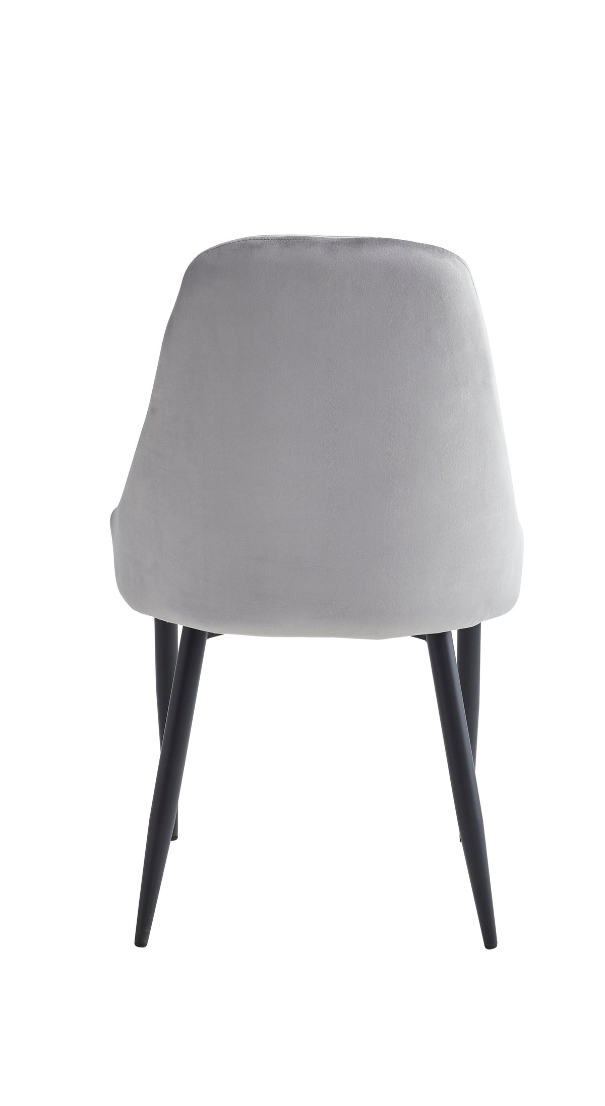 White Sintered Stone 63" Dining Set with Velvet Chairs