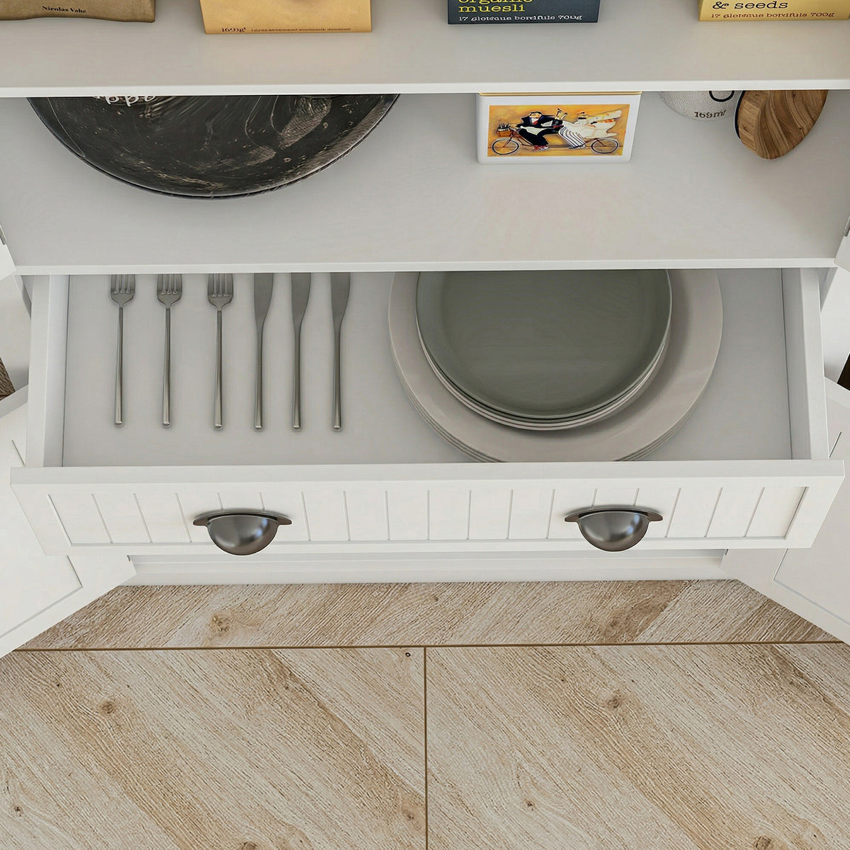 Kitchen Pantry with Drawer – 30"W x 72"H