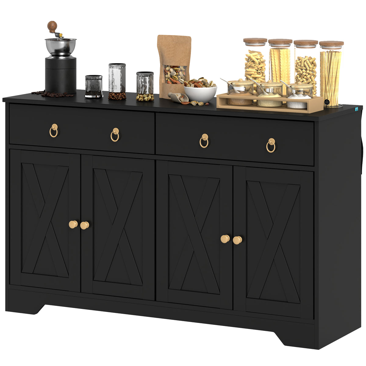 Sideboard Cabinet with 2 Drawers – 48"W x 30"H