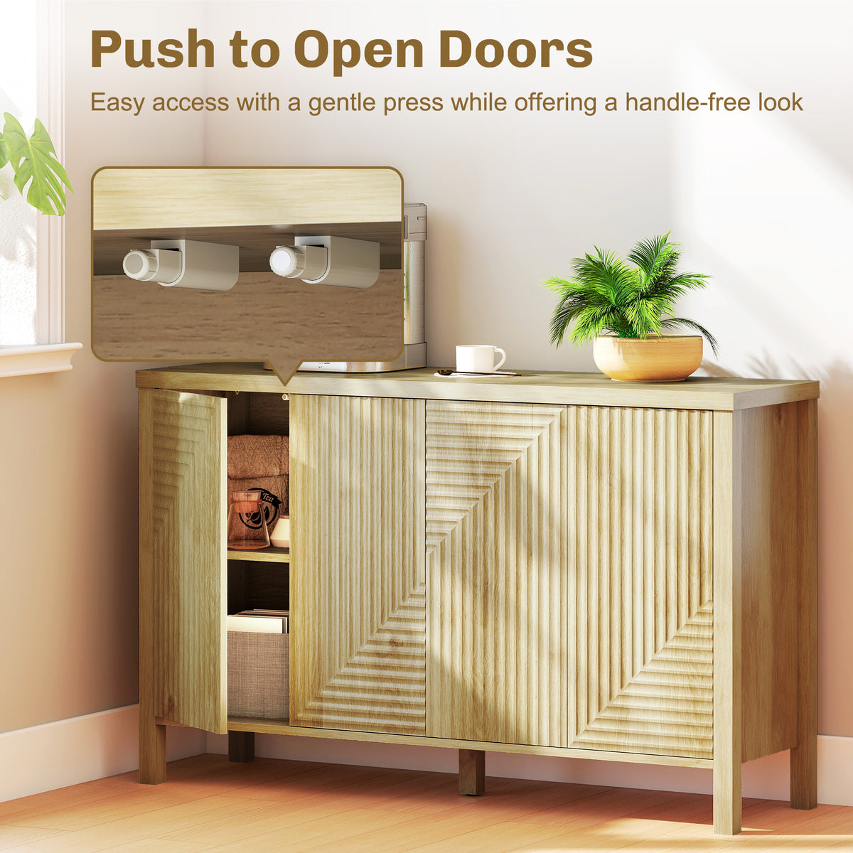 Buffet Cabinet with Storage – 47"W x 30"H