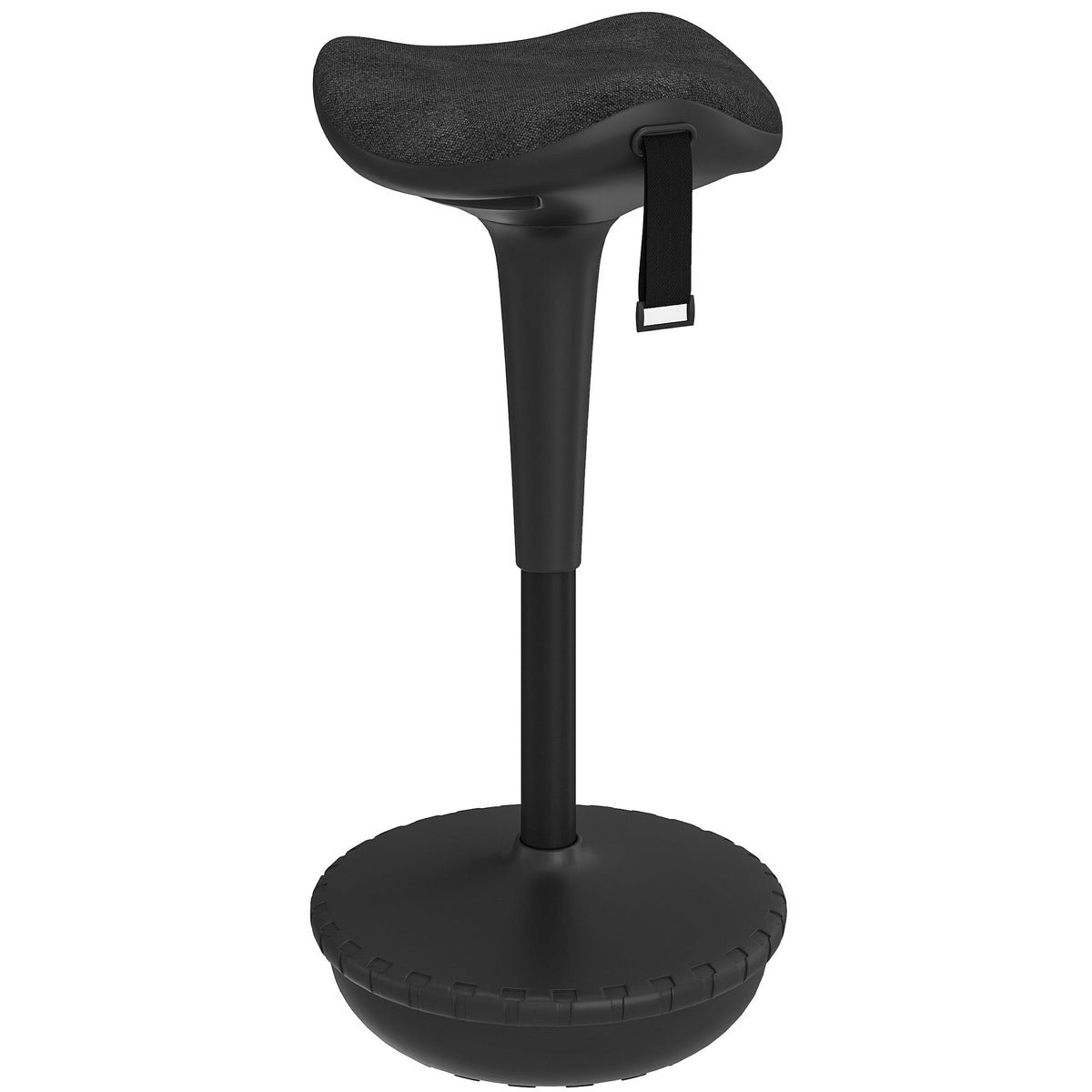 Swivel Standing Desk Chair, Adjustable Active Ergonomic Standing Stool, Black