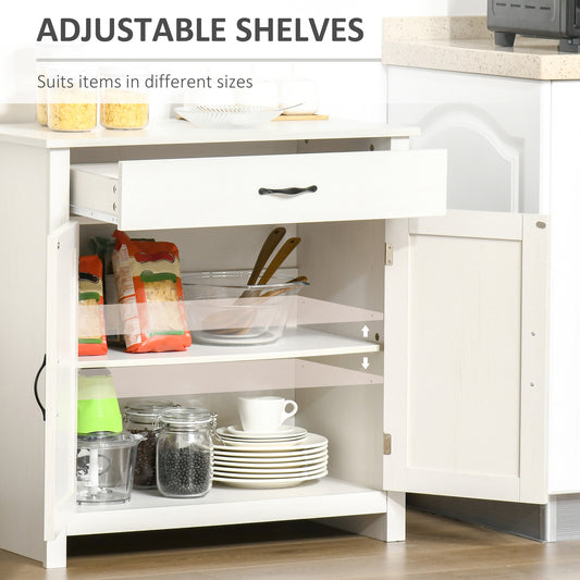 Farmhouse Sideboard Buffet Cabinet with Barn Doors – 32"W x 32"H