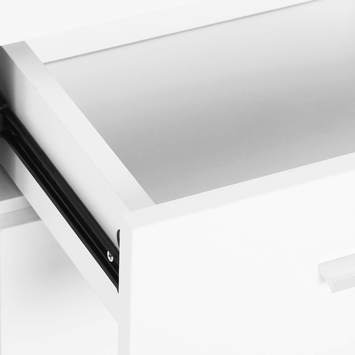 42" High Gloss Sideboard with 2 Drawers