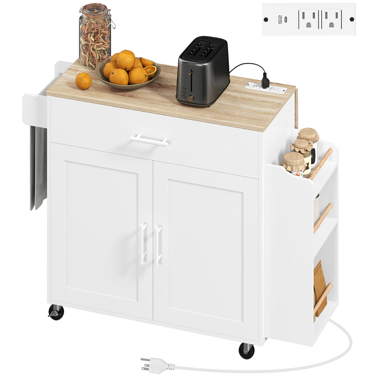 Kitchen Island with Storage – 48"W x 35"H