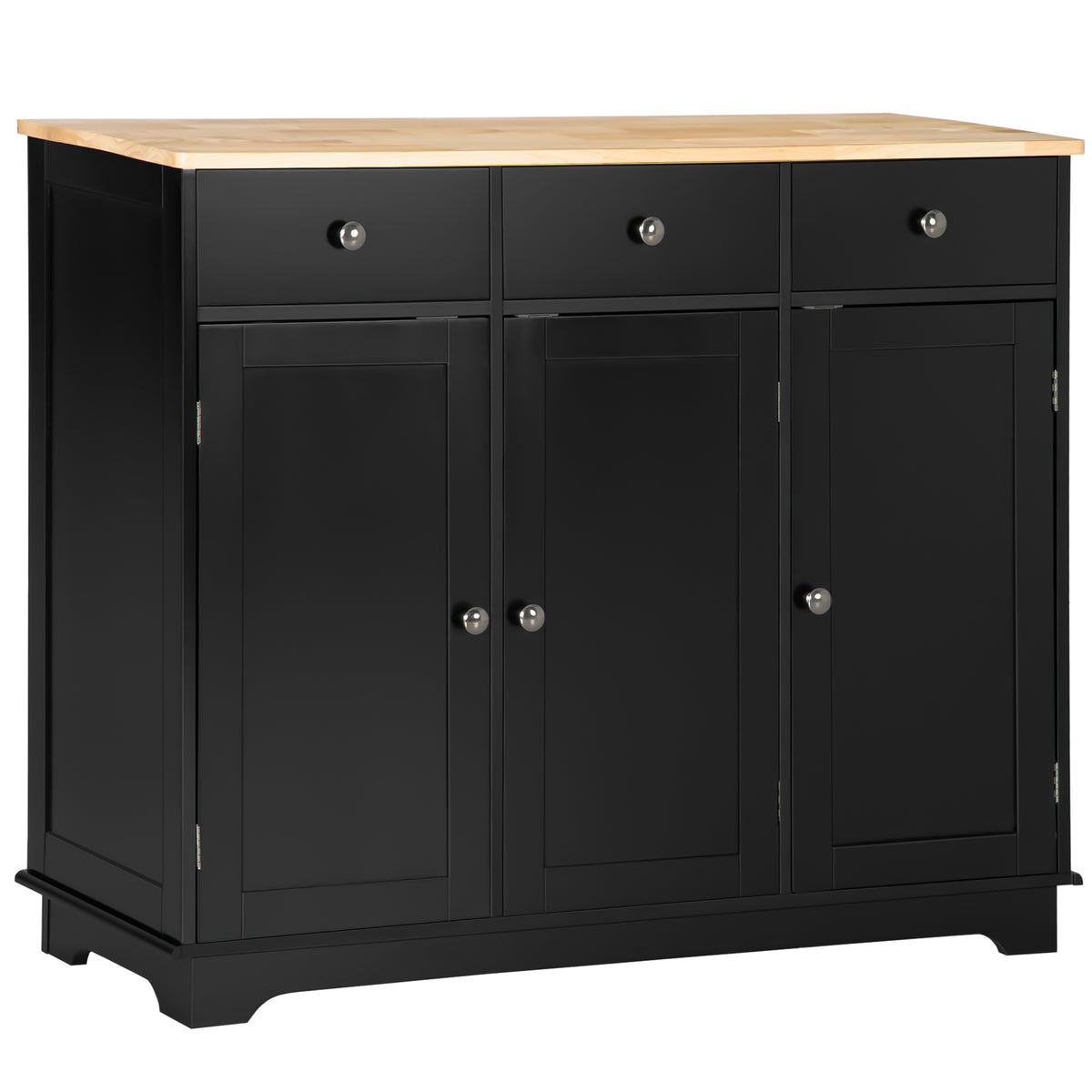 Buffet Cabinet with Storage Cabinets – 40"W x 34"H